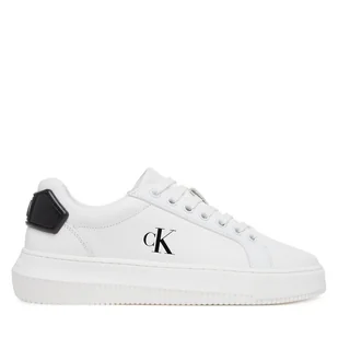 Sneakersy Calvin Klein Jeans Chunky Cupsole Ru Patch Lth Wn YW0YW01846 Biały - Sneakersy damskie - miniaturka - grafika 1