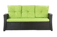 Poduszki ogrodowe - Poduszki na sofę, limonka, 168x52x7+ 3*50x56cm, poduszki na meble ogrodowe - miniaturka - grafika 1
