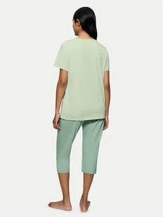 Triumph Piżama Sets 10222617 Zielony Regular Fit - Piżamy damskie - miniaturka - grafika 1