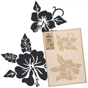 Szablon Malarski wielokrotny // 45x65cm / Hibiskus - Szablony malarskie - miniaturka - grafika 1