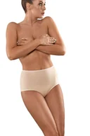 Komplety bielizny - Figi Damskie Z Wysokim Stanem Babell Kod 150 Beżowe  M - miniaturka - grafika 1