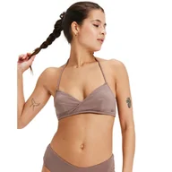 Stroje kąpielowe - Stanik bikini typu bralette dla Kobiety LASCA Brązowy - miniaturka - grafika 1