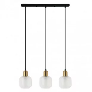 Italux Lamezia lampa wisząca 1-punktowa czarna/antyczny brąz PND-67594-1-BRO+CL PND-67594-1-BRO+CL - Lampy sufitowe - miniaturka - grafika 1