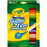 Przybory szkolne - Markery Kolorowe Zmywalne Crayola  Supertips 20 Kol - miniaturka - grafika 1
