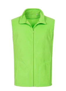 Bluza Kamizelka Bezrękawnik Miękki POLAR STEDMAN 5010 ZIELONA KIWI M - Kamizelki męskie - miniaturka - grafika 1