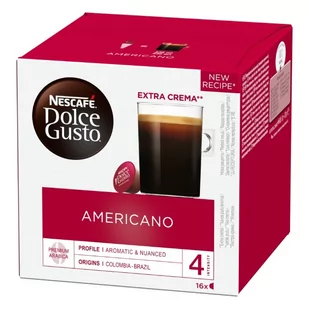 Nescafe NESTLÉ Kapsułki Dolce Gusto Americano 16 sztuk 7613287162663 - Kawa w kapsułkach i saszetkach - miniaturka - grafika 2