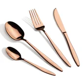 Zestawy sztućców - SZTUĆCE 24 ELEM. BERLINGER HAUS BH-3062 POŁYSK ROSE GOLD - miniaturka - grafika 1