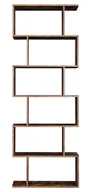 Regały biurowe - Elior Brązowy Skandynawski Regał Stojący C8-N75 - miniaturka - grafika 1