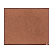 Tablice i flipcharty - boardOK Tablica korkowa boardOK, 150x120 cm, brązowa aluminiowa rama VOK150120-3500 - miniaturka - grafika 1