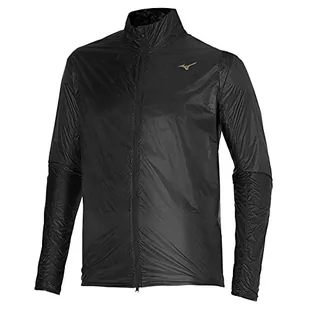 Mizuno Męska kurtka Aero bieganie, czarna, S - Kurtki męskie - miniaturka - grafika 1