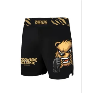 Środowisko Miejskie Spodenki MMA Wild Bear Black - Spodnie sportowe męskie - miniaturka - grafika 1