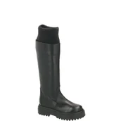 Kozaki damskie - Le Silla Skórzane oficerki - miniaturka - grafika 1