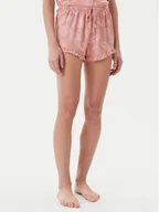 Piżamy damskie - Hunkemöller Szorty piżamowe 301443 Beżowy Regular Fit - miniaturka - grafika 1