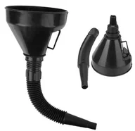 Akcesoria motoryzacyjne - Dwuczęciowy LEJEK za rurką do paliwa oleju 37cm czarny DA125 - miniaturka - grafika 1
