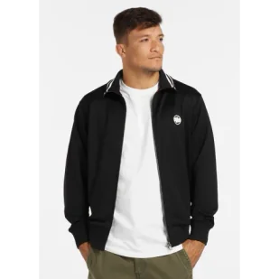 Pit Bull Bluza Rozpinana Bez Kaptura Oldschool Small Logo Black - Bluzy sportowe męskie - miniaturka - grafika 1