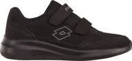 Buty dla dziewczynek - Buty dziecięce Lotto Connect VL OC K czarno-szare 2600822K 1116 28 - miniaturka - grafika 1