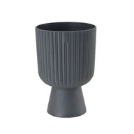 Donice - Osłonka doniczki Keli Mika Petit 14 cm antracytowa - miniaturka - grafika 1