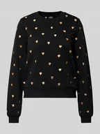 Bluzy damskie - Bluza o kroju regular fit z mieszanki bawełny model ‘ATIKA’ - miniaturka - grafika 1