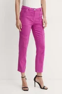 Spodnie damskie - Morgan jeansy PINK damskie high waist PINK - miniaturka - grafika 1