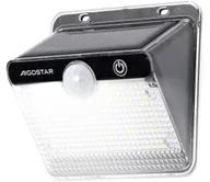 Lampy ogrodowe - Aigostar - Lampa solarna LED z czujnikiem LED/3,7V 6500K 1200 mAh IP65 czarna - miniaturka - grafika 1