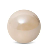 Figurki dekoracyjne - Kula Dekoracyjna Ceramiczna Simona 12X12X11 Beżowa - miniaturka - grafika 1