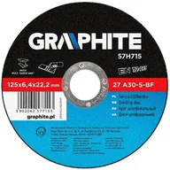 Materiały ścierne - Graphite do metalu 125x6,4x22mm 57H715 - miniaturka - grafika 1