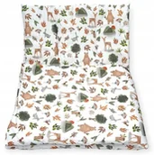 Pościel dla dzieci - CZAS BOBASA POŚCIEL Z WYPEŁNIENIEM DO ŁÓŻECZKA 90x120 DZIECIĘCA NIEMOWLĘCA LAS - miniaturka - grafika 1