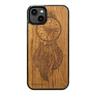 Etui i futerały do telefonów - Drewniane Etui Bewood iPhone 14 Plus ŁAPACZ SNÓW IMBUIA - miniaturka - grafika 1