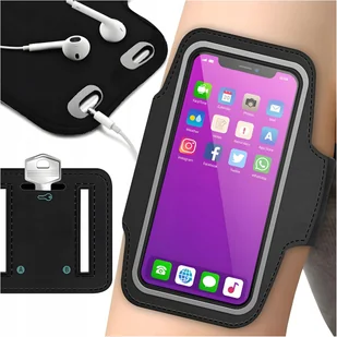 Etui NA RAMIĘ opaska telefon pokrowiec armband sportowe biegania siłownie - Etui i futerały do telefonów - miniaturka - grafika 1