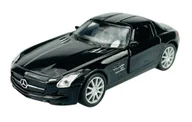 Samochody i pojazdy dla dzieci - WELLY MERCEDES-BENZ SLS AMG CZARNY 1:34 43627 - miniaturka - grafika 1