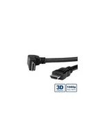 Kable - ROLINE Kabel HDMI High Speed z Ethernet M-M down angle 2m - miniaturka - grafika 1