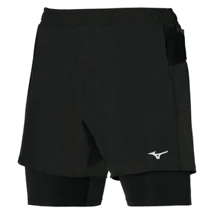 Spodenki męskie Mizuno  ER 5.5 2in1 Short Black S - Spodenki męskie - miniaturka - grafika 1
