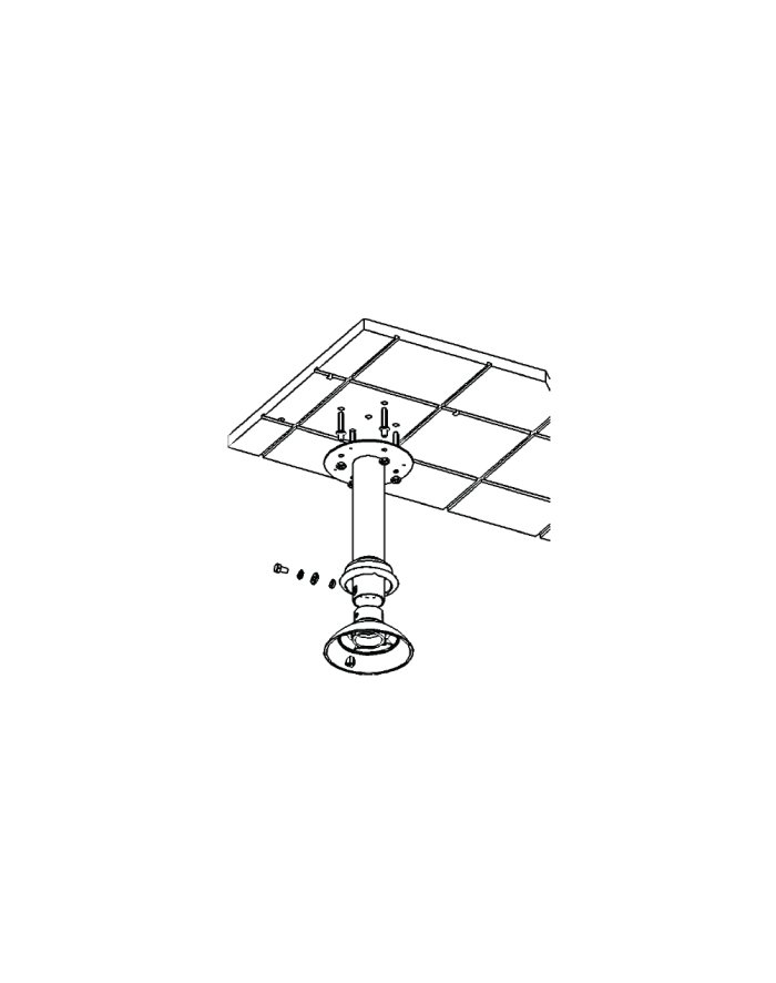 Speed Dome mount for DCS-68xx series - Short straight tube