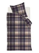 Pościel - Beddinghouse Komplet pościeli flanelowej "Joss" w kolorze fioletowym - miniaturka - grafika 1