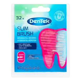 Dentek Szczoteczki międzyzębowe Slim Brush rozm.1 - Szczoteczki międzyzębowe - miniaturka - grafika 1