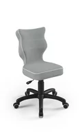 Fotele i krzesła biurowe - Entelo Good Chair Ergonomiczne krzesło Petit JS03, 4, szaro-czarne AA-A-4-B-A-JS03-B - miniaturka - grafika 1