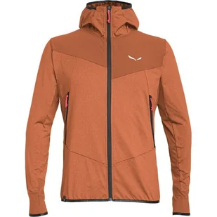 Bluza męska Anger Hybrid PL/DST Full Zip Hoody Salewa - Bluzy męskie - miniaturka - grafika 1
