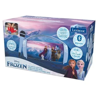 Zestaw karaoke LEXIBOOK Disney Kraina Lodu BTP585FZZ - Instrumenty muzyczne dla dzieci - miniaturka - grafika 1