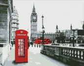 Malowanie po numerach - Diamentowa mozaika - Zadzwoń z Londynu 40x50cm - Ideyka - miniaturka - grafika 1