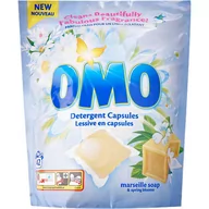 Środki do prania - OMO 42 Caps Marseille Soap & Spring Blooms 840g (kapsułki do prania białych i kolorowych tkanin) - miniaturka - grafika 1