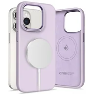 Etui i futerały do telefonów - Etui TECH-PROTECT Silicone Pure MagSafe do Apple iPhone 15 Pro Max Jasno-fioletowy - miniaturka - grafika 1