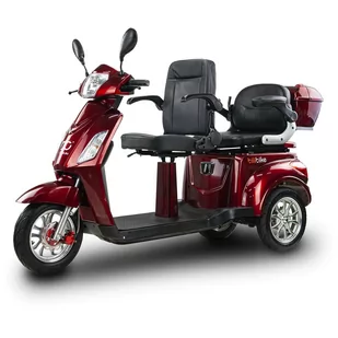 Skuter elektryczny, pojazd dla seniora BILI BIKE SHINO G5 -czerwony - Skutery - miniaturka - grafika 1