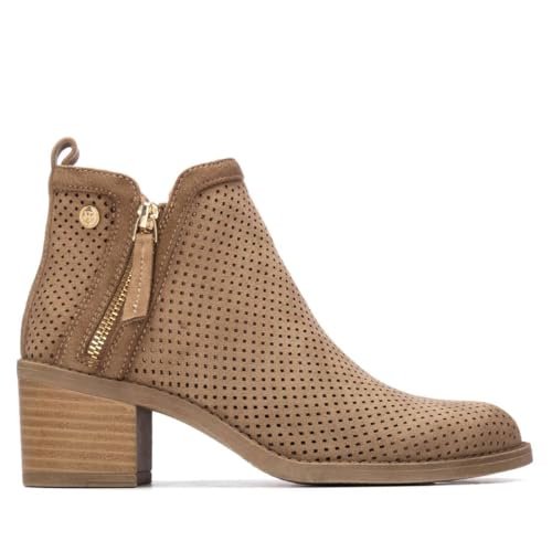XTI - Kozaki Kobiety Beżowy - Wygodne i wszechstronne obuwie – moda casualowa - Model 14503702 (Rozmiar 39)