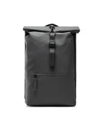 Plecaki - Plecak Rolltop Rucksack 13160 Szary - Rains - miniaturka - grafika 1
