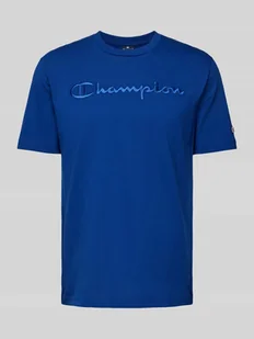 T-shirt z wyhaftowanym logo - Koszulki męskie - miniaturka - grafika 1