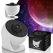 Projektory dla dzieci - Projektor Obrotowy 360 Rzutnik Gwiazd Nieba Planet LED Lampka Dla Dzieci - miniaturka - grafika 1