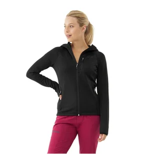 Damska bluza trekkingowa Viking Jukon Hoodie Polartec black - S - Bluzy damskie - miniaturka - grafika 1