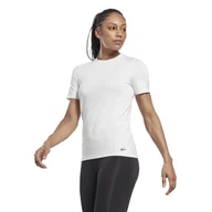 Koszulki i topy damskie - Damska Koszulka z krótkim rękawem REEBOK ID TRAIN SPEEDWICK TEE HT6021 – Biały - miniaturka - grafika 1