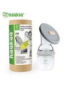 Laktatory - Haakaa Odciągacz silikonowy wielofunkcyjny z przykrywką Gen.3 160ml Grey - miniaturka - grafika 1