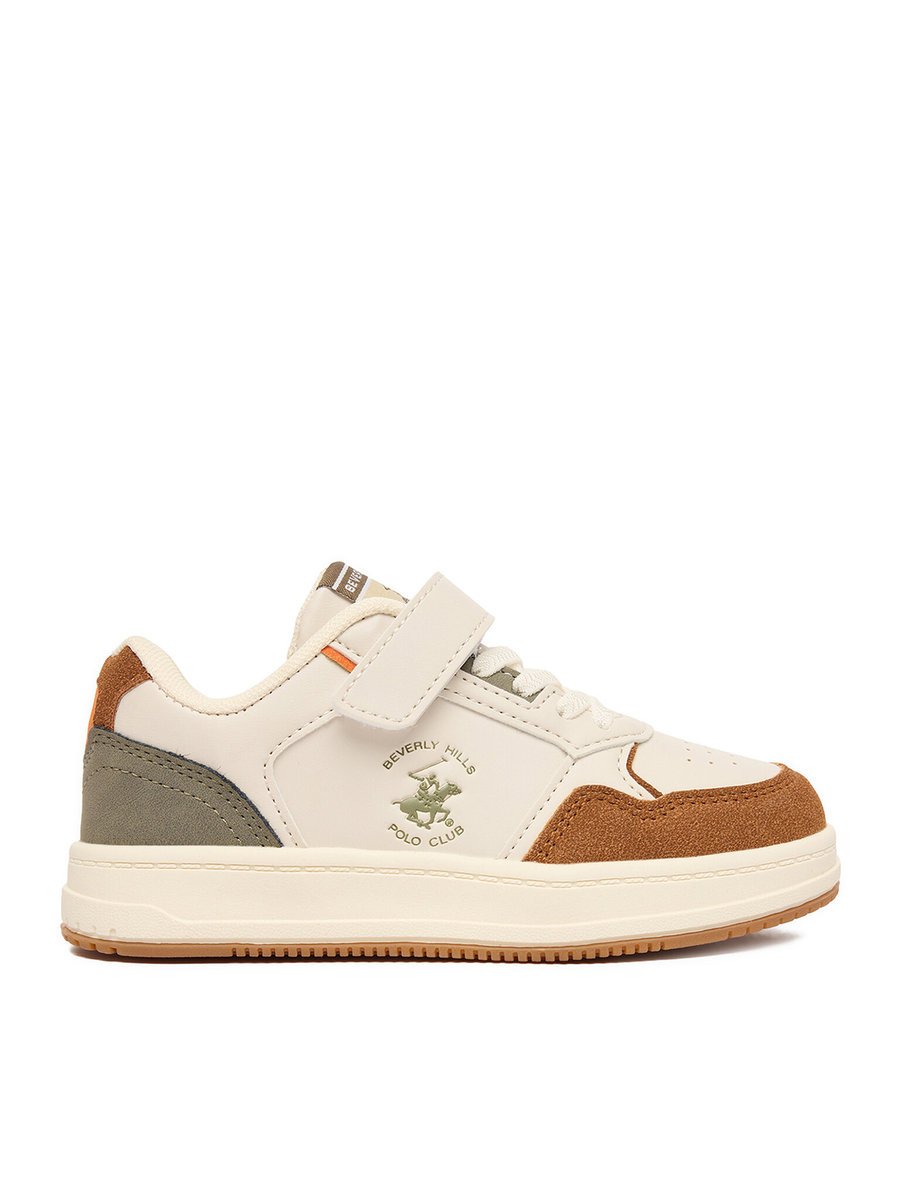 Beverly Hills Polo Club Sneakersy Chłopiec Biały BEVERLY HILLS POLO CLUB-EO-AVO-315-200-1 Beżowy jasny Brązowy jasny